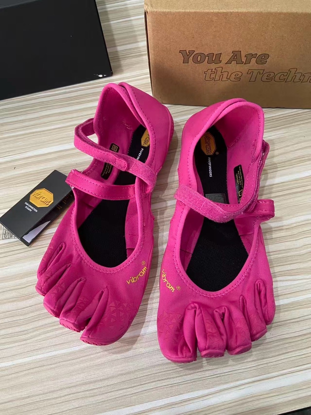 Vibram FiveFingers Mary Jane Athletic Shoes - Hot Pink
